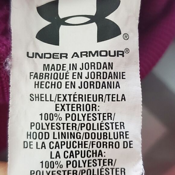 Under Armour Purple Pullover Hoodie - Picture 4 of 5